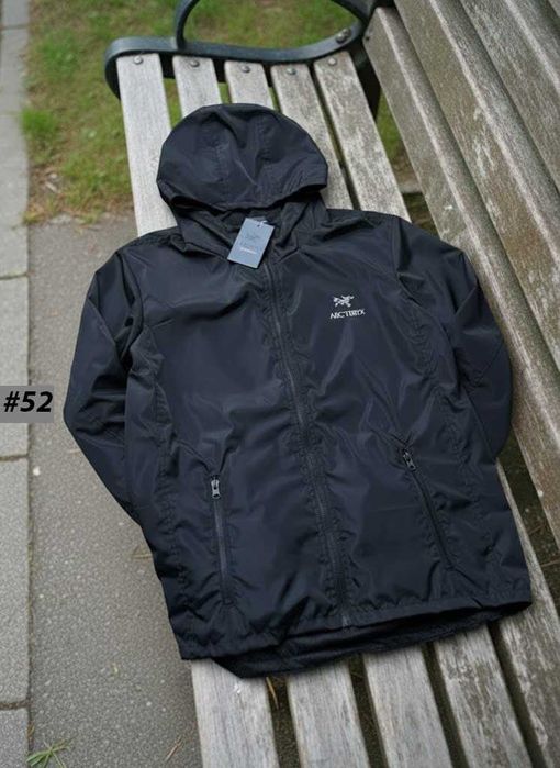 Arcteryx GoreTex Черная Куртка - Артерикс Мужская Ветровка ГорТекс