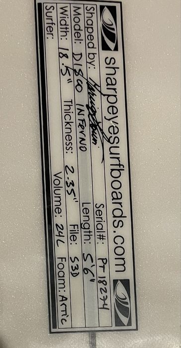 Prancha sharpeye 5’6