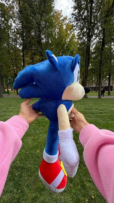 М'яка іграшка Сонік (Sonic) 60 см Нова / Виробництво Україна