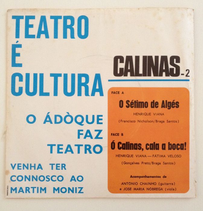 Disco vinil Calinas 2 - O Sétimo de Algés (7'' / 45 RPM)
