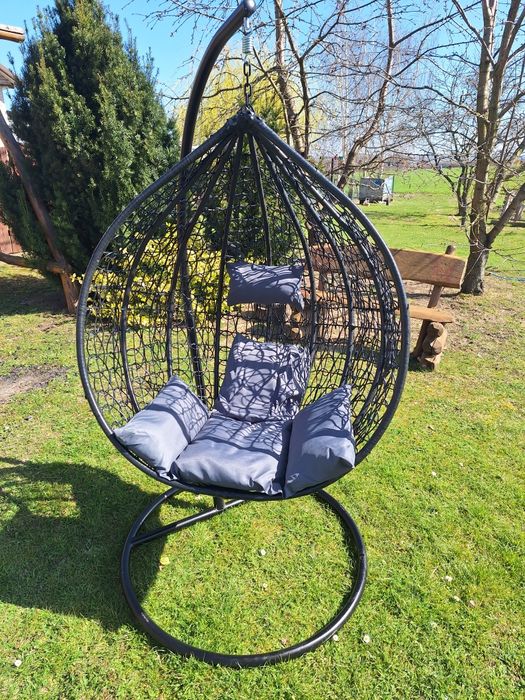 Nowy Fotel wiszący bujany kokon ogrodowy bądz do domu