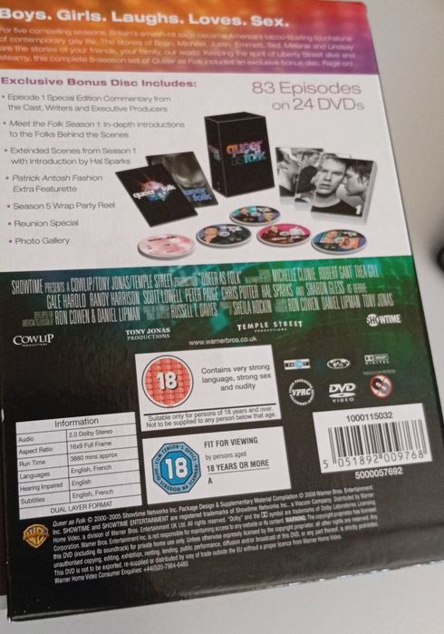 Vendo box série "queer as folk"