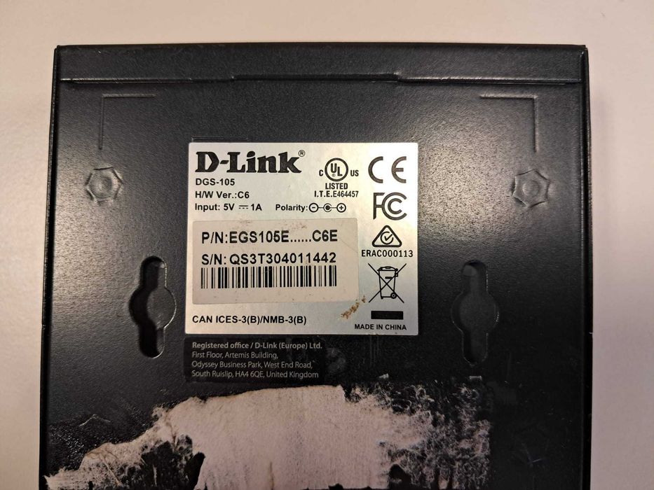 Switch 5 Portas D-Link DGS-105