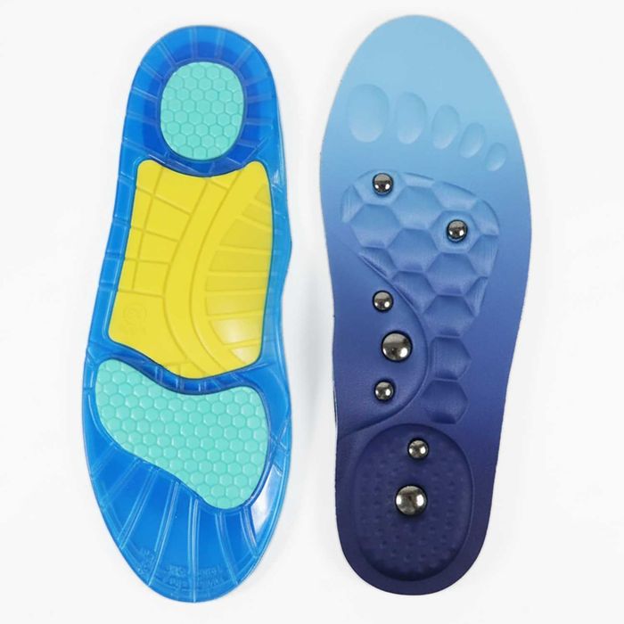 Wkładki Żelowe Magnetyczne Akupresurowe do Butów na Ból Stóp 38-40