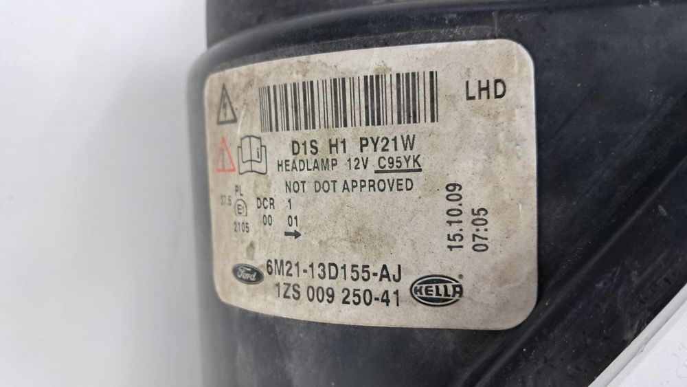 Фара левая Ford S-Max Galaxy 2012 гг 6M2113D155AJ