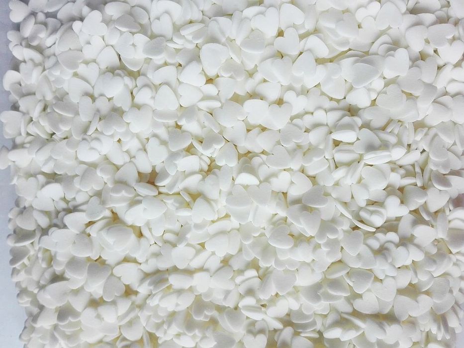 Posypka Cukrowa - Serca Serduszka Białe - 50G