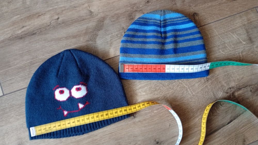 Czapka chłopięca roz 52 kpl 2 szt