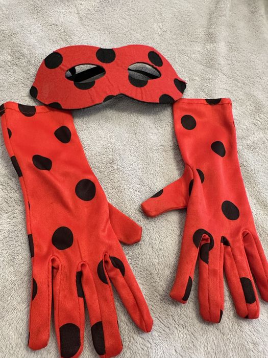 Маска та рукавички Lady Bug Леді Баг для дитини 3-6 років