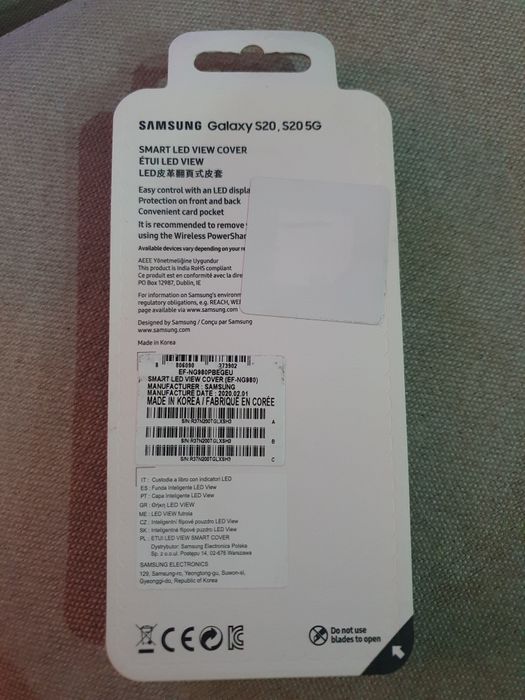 Samsung S20 Smart LED View Cover Case (SELADA)64740411316353121