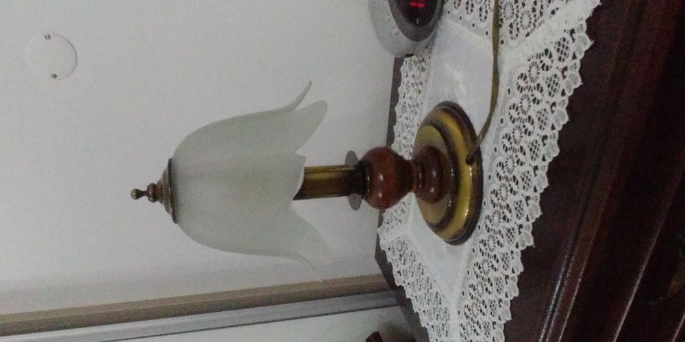 Conjunto candeeiro de tecto e 2 de pé