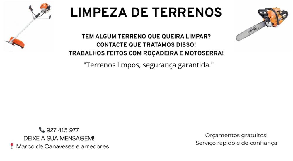 Limpezas de terrenos