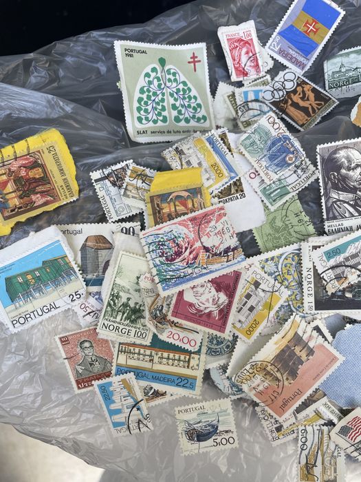 Colecao de Selos Diversos e Raros  - Vintage