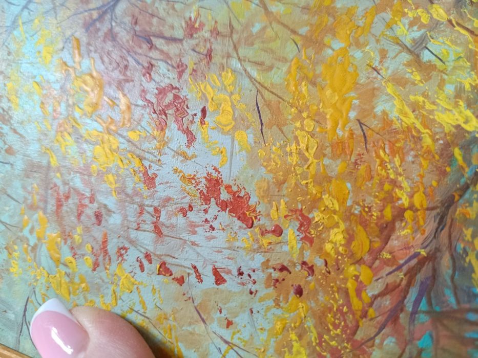 Ручная работа картины маслом