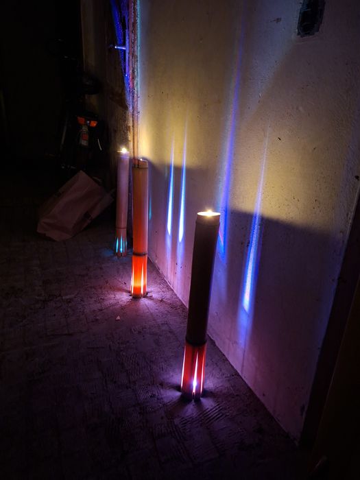 Bambus Naturalny Lampion