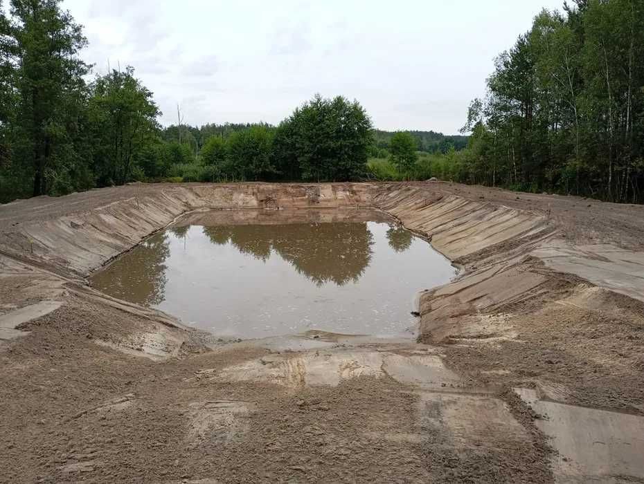 Kopanie i odmulanie stawów