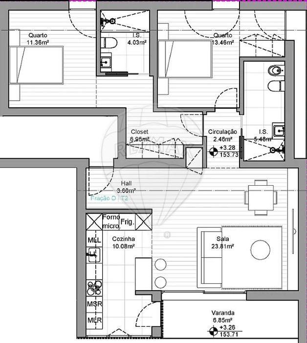 Apartamento T2 para venda