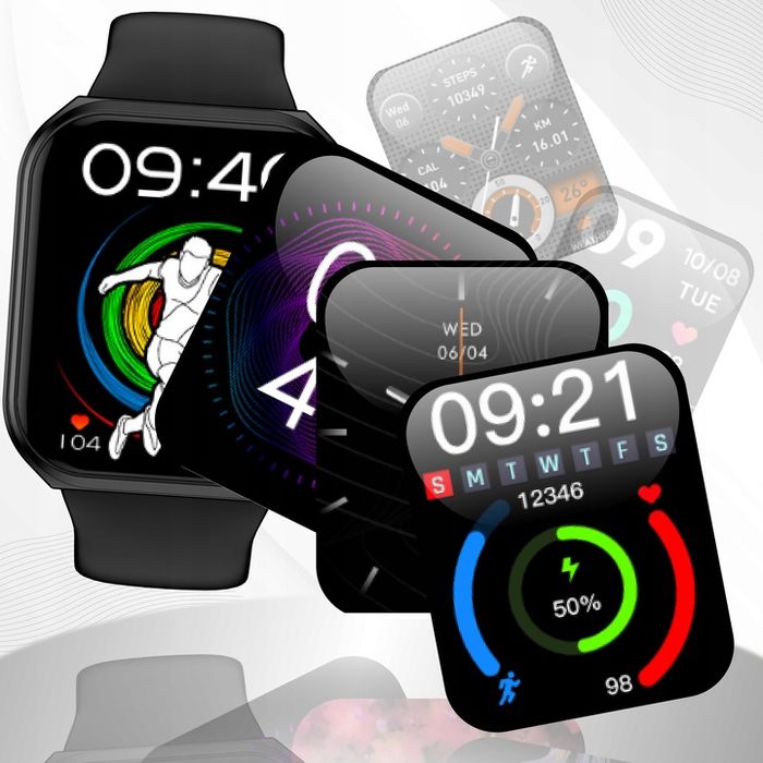 Smartwatch Męski Rozmowy Zegarek Sportowy Gry Menu Polskie Pomiary Sms