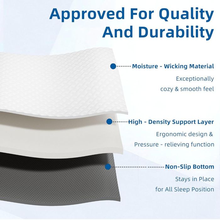 Topper viscoeslatico colchão