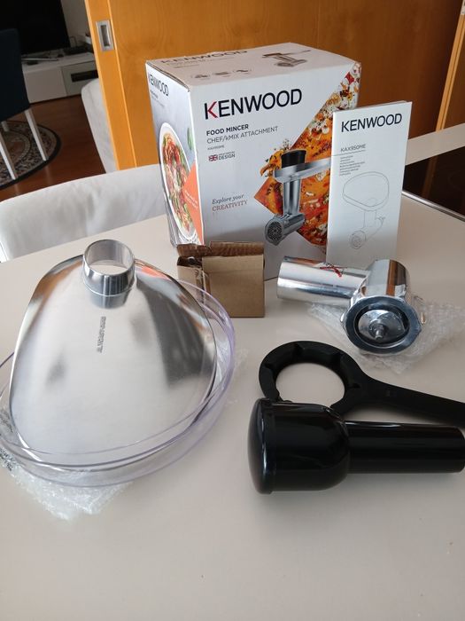 Triturador de carne kenwood aplicável a Robot de cozinha.