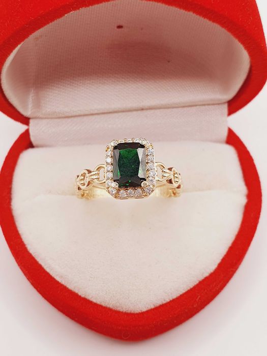 Śliczny złoty pierścionek 585 14K r.12