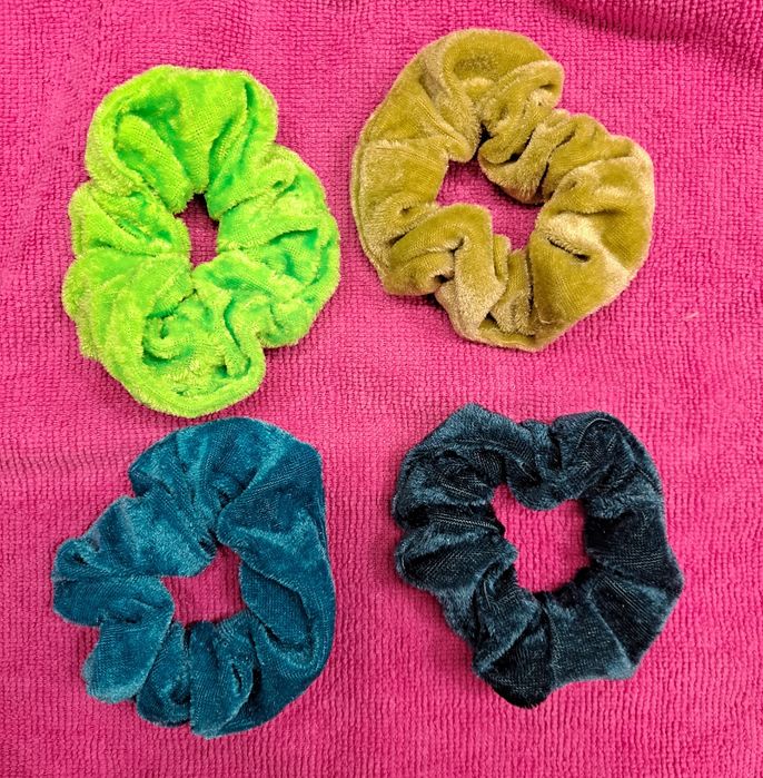 Śliczne gumki do włosów scrunchie Nowe!!!