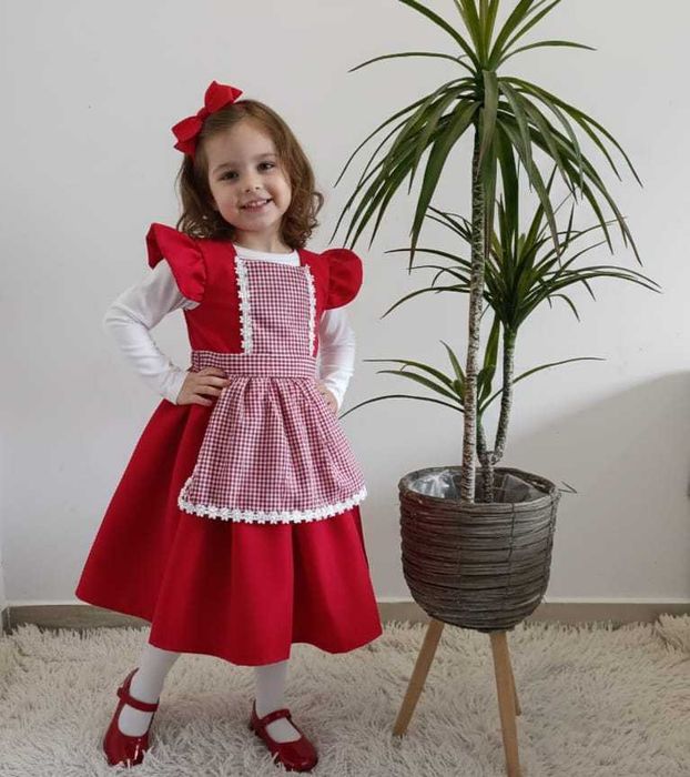 Vestido Carnaval capuchinho vermelho /fazendeira