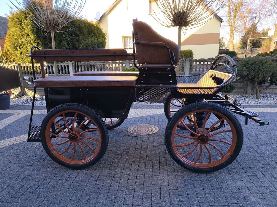 Bryczka konna wagonetka treningowa