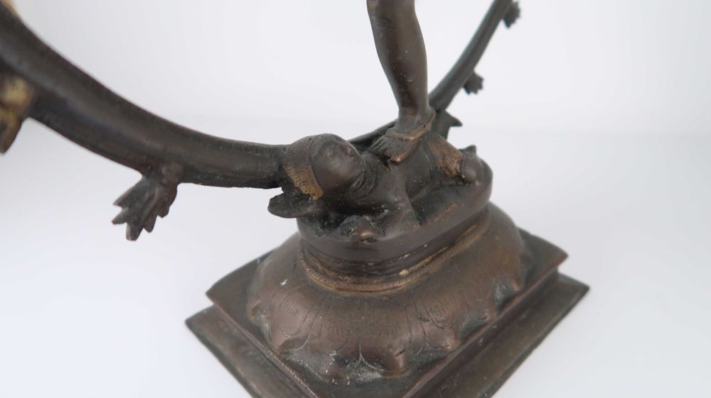 Escultura Shiva Nataraja antiga - Grande 38 cm