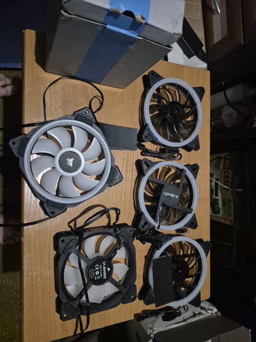 Вентилятори RGB ПК LL140 RGB LED 5шт