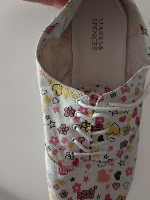 Trampki tenisówki w kwiatki