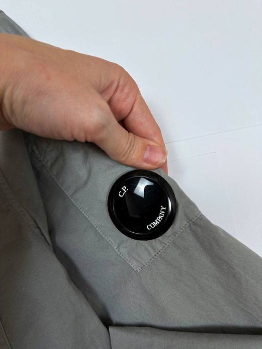 Сіра зіп рубашка сорочка на змійці кофта C.P. Company оригінал