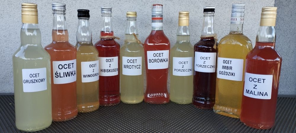 Ocet jabłkowy 4szt niepasteryzowany