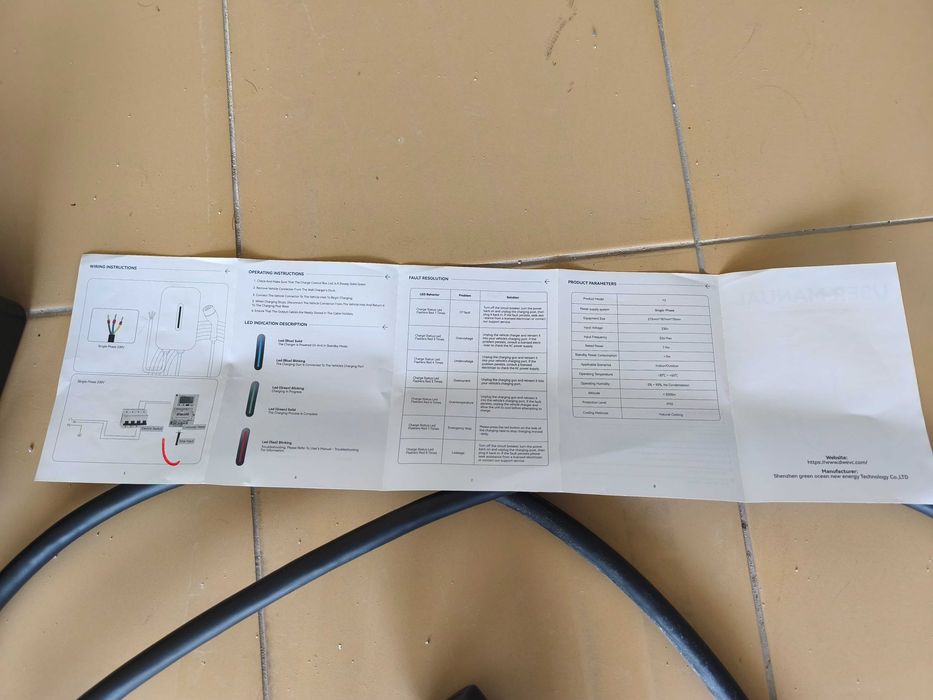 wall box carregamento 7kw