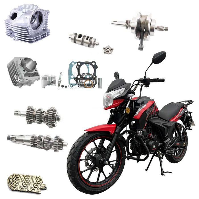 Оригінальні запчастини до мотоциклів FORTE, BSE