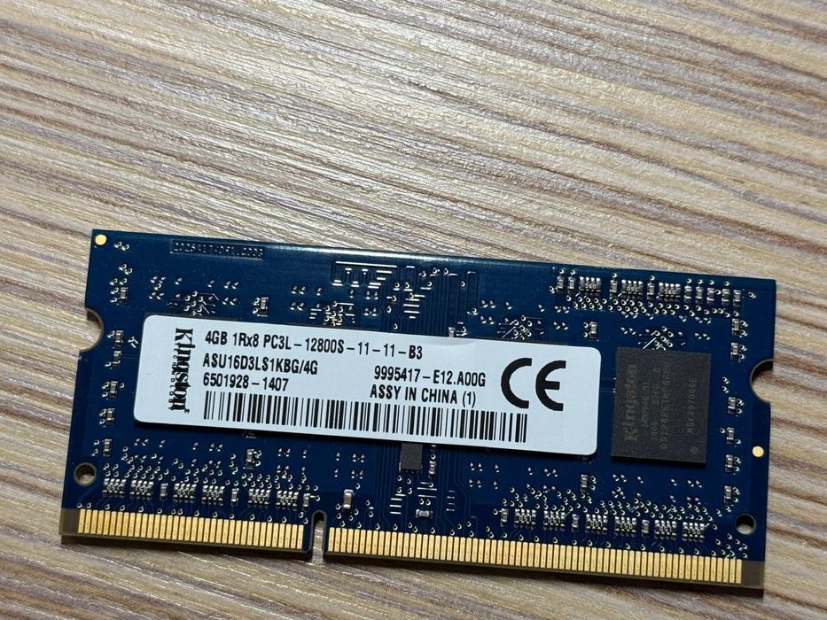 Оператива ноутбучна Kingston 4 ГБ (DDR3)