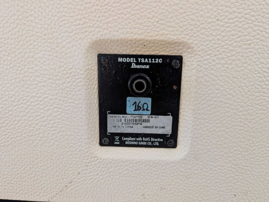 Ibanez TSA 112C Tube Screamer - Coluna 80W 1x12" c/ Celestion 16Ω