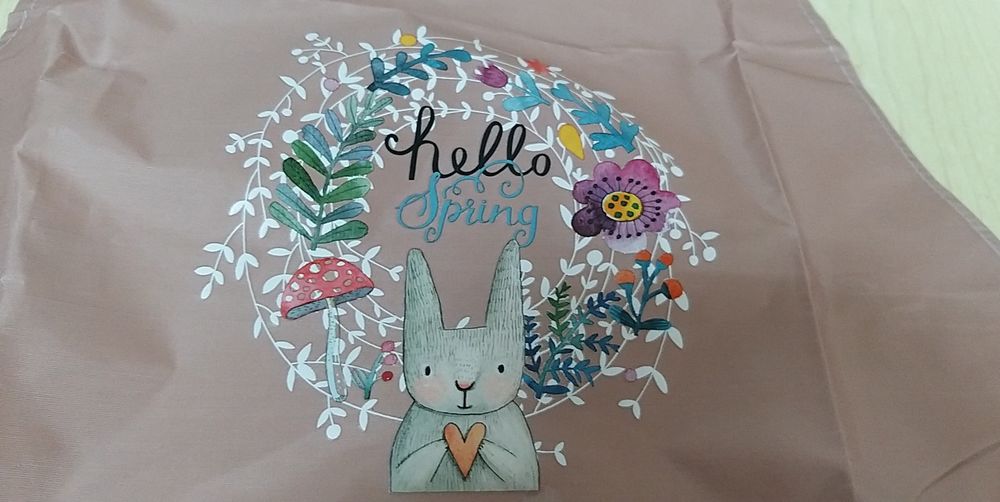 Avental impermeável.