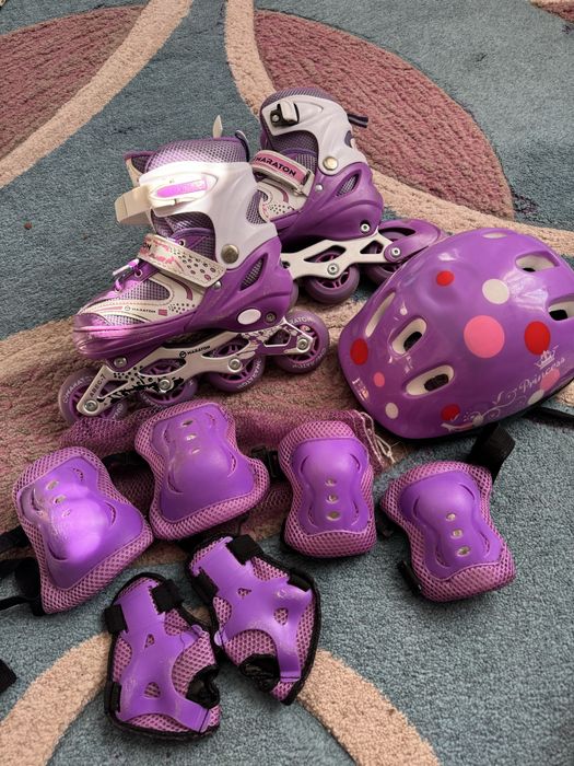 Дитячі розсувні ролики  із захистом та набором для перестановки коліс