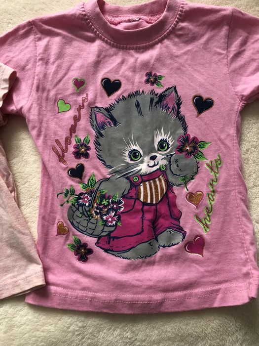 Літні футболки на дівчинку. Футболка