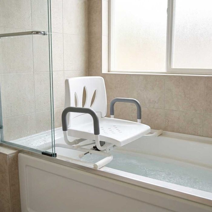 Cadeira de Banho Giratória Inox (NOVA)