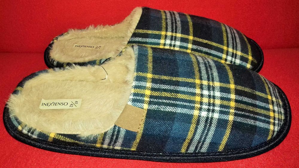 Bambosze męskie nowe ciepłe kapcie 41