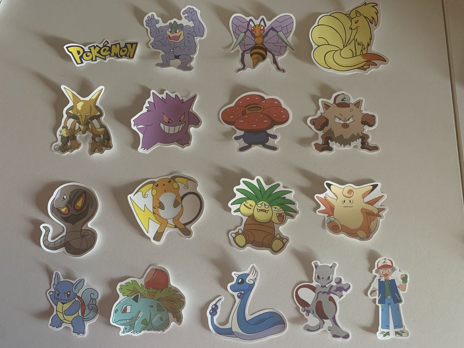 Pokemon - stickers / Autocolantes