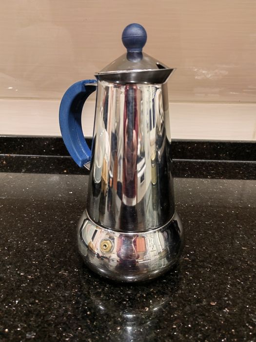 Cafeteira Italiana em aço inoxidável 18/10