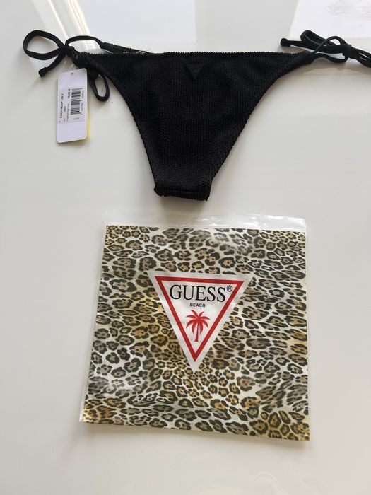 Dół od bikini Guess czarny xs/s wiązany nowy