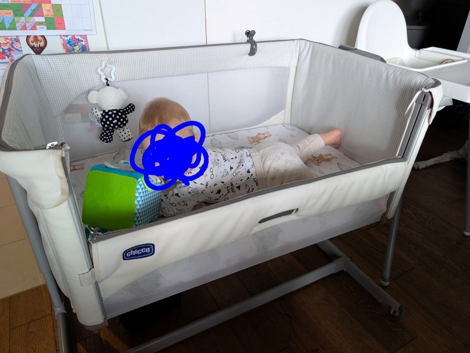 Łóżeczko dostawka Chicco next2me