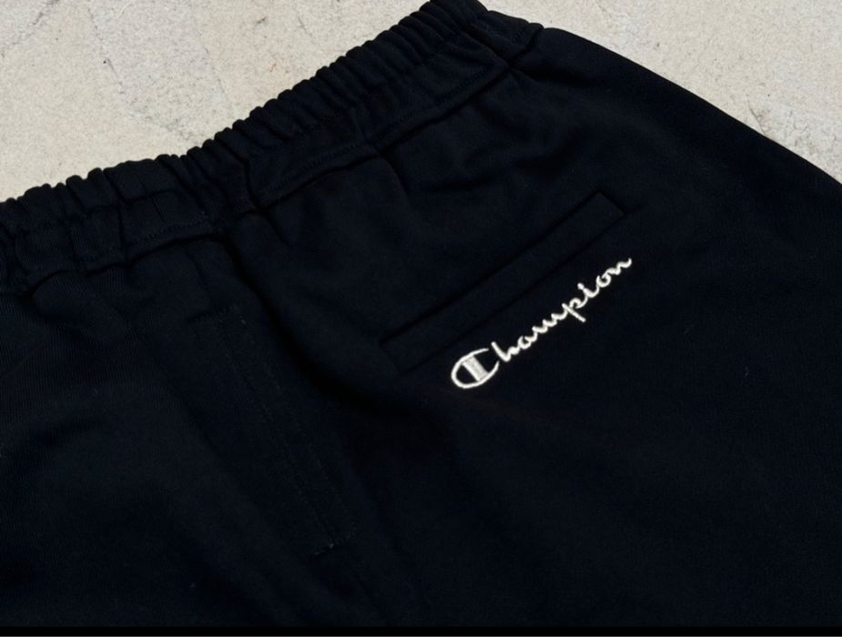 Шорти Rick Owens DRKSHDW x Champion,черные шорты рик овенс