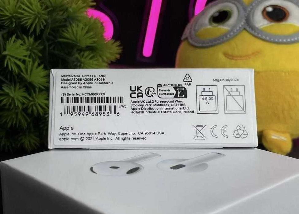 АірПодс 4 Премиум качества Наушники беспроводные 1в1