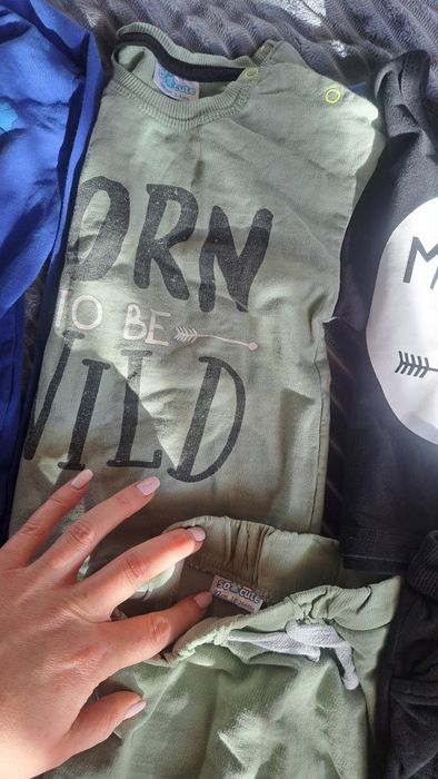 Zestaw ubrań dla chlopca 98 kurtka Reserved