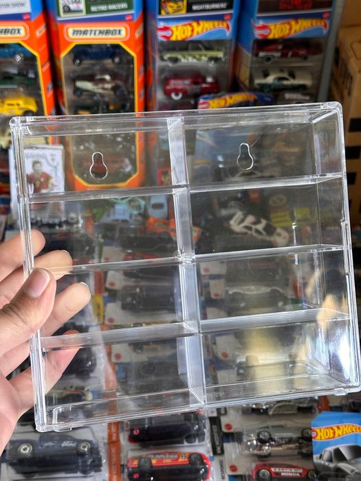 expositor acrilico diecast hot wheels 1/64