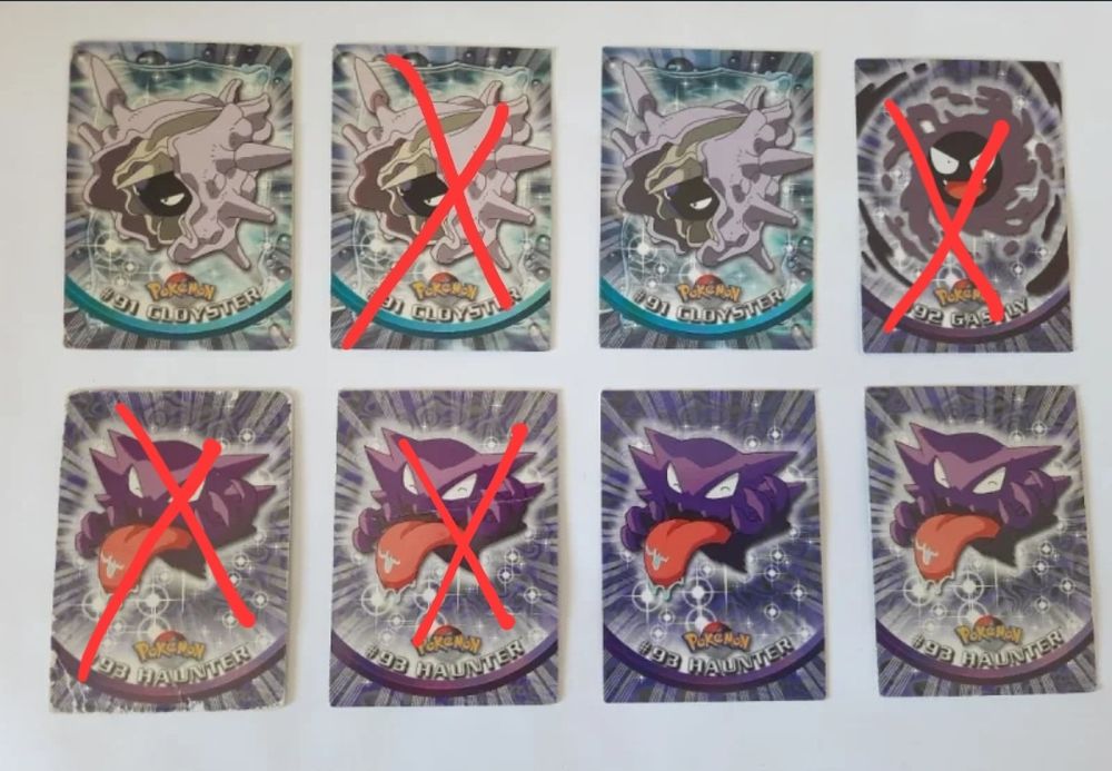 Cartas pokemon topps series 2 - anuncio 1/2 - venda à unid